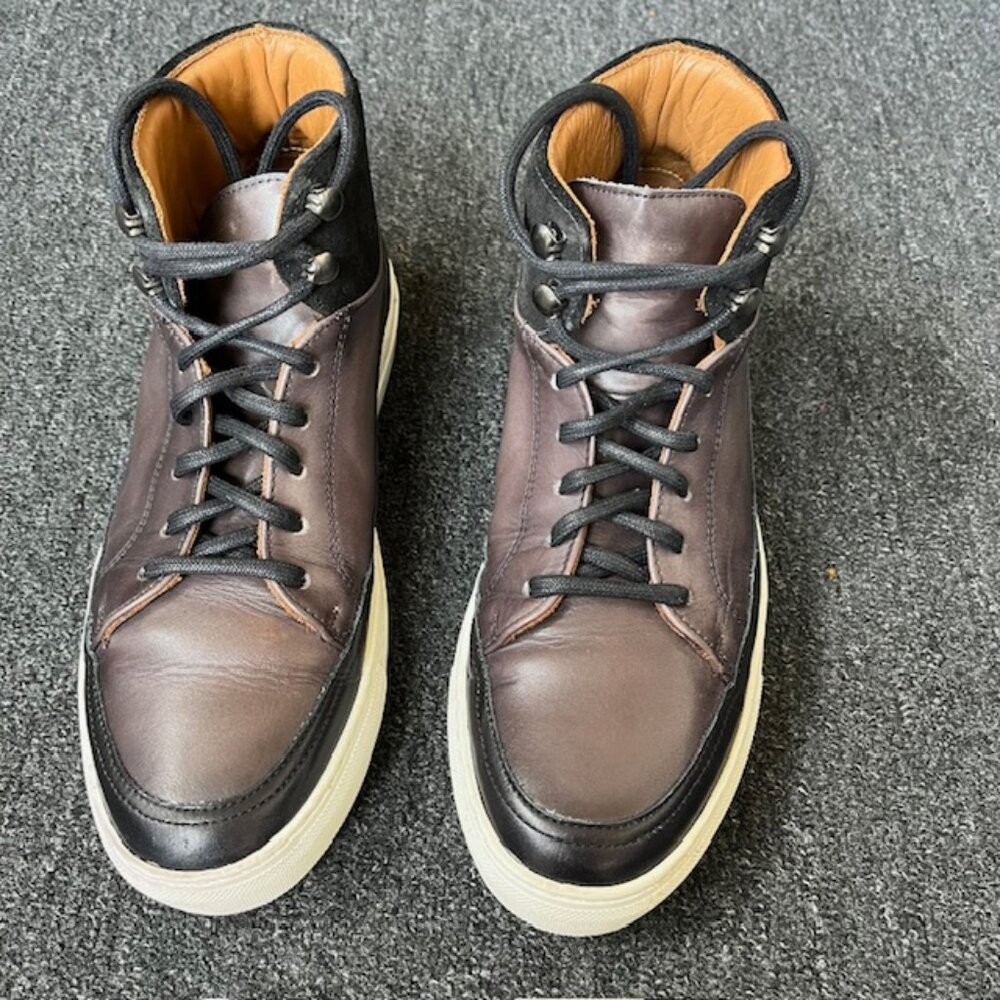 Taft black/brown hightop sneakers - Mens 6 / 39